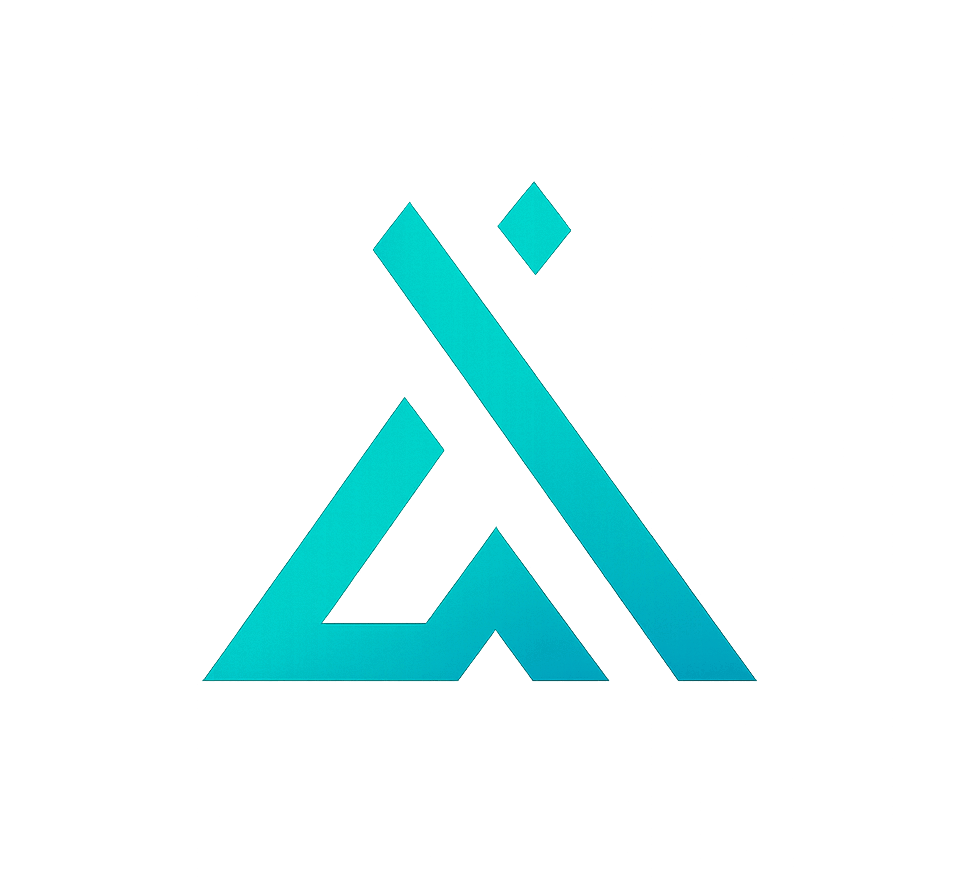 Logo animado de LAIMA con efectos de inteligencia artificial y automatización durante la carga inicial del sitio web